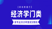 【研線數(shù)據(jù)行】全國70所院校經(jīng)濟(jì)學(xué)專業(yè)2019年復(fù)試分?jǐn)?shù)線匯總