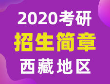 【研線網(wǎng)匯總】西藏地區(qū)各大院校2020年碩士研究生招生簡(jiǎn)章