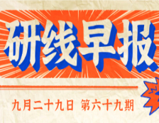 2020年9月29日【研線早報·第六十九期】