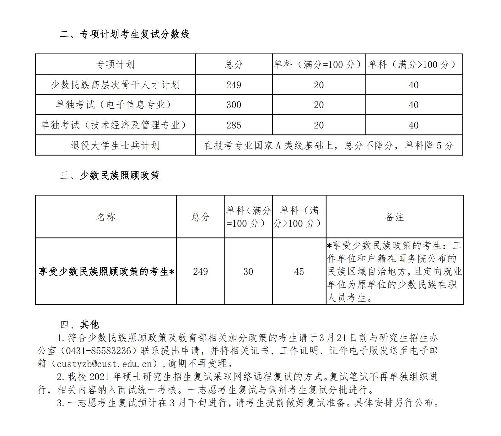 2021考研分?jǐn)?shù)線：長春理工大學(xué)復(fù)試分?jǐn)?shù)線_復(fù)試時(shí)間_國家線公布！