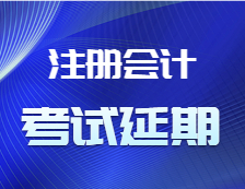 關(guān)于2021年注冊會計(jì)師全國統(tǒng)一考試部分地區(qū)延期考試通知